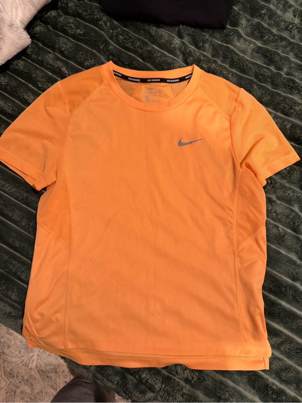 Nike Women’s Orange Dri-FIT Short Sleeve Training Shirt